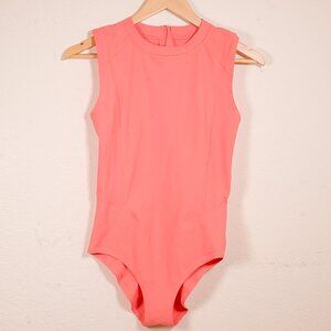 Lululemon Athletica Orange and Pink One Piece Swimsuit
